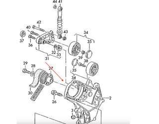Volkswagen Corrado Passat Golf G60 Rallye Supercharger G Lader Belt Cover Black 037145438B