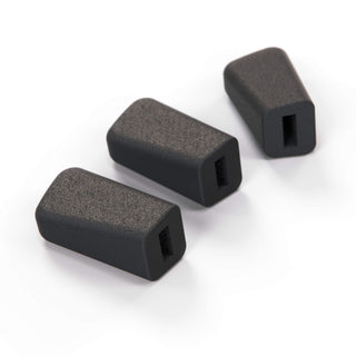 Fiat 124 Spider Sport Coupe Heater Lever Knobs Set Of 3 Black 4165158