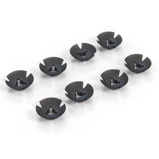 Fiat 124 Sport Coupe Hood Grille Clip Set Of 8 Black