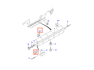 Side Skirt Body Kit Clip Set – Ford Escort Cosworth (10x, 1667244)