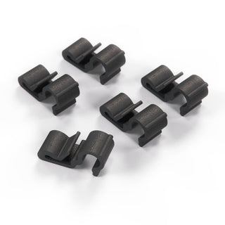 Ford Escort MK3 MK4 Windscreen Washer Hose Clips Set Of 5 Black 1654234