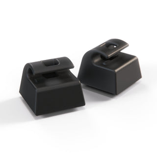 Jaguar XJS, XJ6, XJ8, XJ12, XJR Sun Visor Support Clips Set Of 2 ( Sunvisor 1986 to 2001 HMD1084AAAEE )