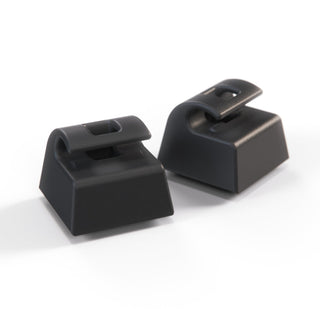 Jaguar XJS, XJ6, XJ8, XJ12, XJR Sun Visor Support Clips Set Of 2 ( Sunvisor 1986 to 2001 HMD1084AAAEE )