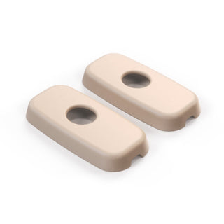 Mercedes W140 Sun Visor Mount End Cap Trim Set (A1408102310 / A1408102410)